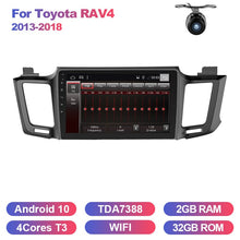 Załaduj zdjęcie do przeglądarki galerii, Eunavi Android 10 Car Radio Multimedia Player For Toyota RAV4 RAV 4 2013-2018 Video Audio WiFi Navigation GPS touch screen