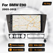 Cargar imagen en el visor de la galería, Eunavi Car Radio For BMW 3-Series E90 2005-2012 Multimedia Player Touch Screen 1 Din Head Unit Audio Navigation GPS Android 10