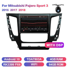 Laden Sie das Bild in den Galerie-Viewer, Eunavi 2 Din Car Radio GPS For Mitsubishi Pajero Sport 3 2016 2017 2018 Multimedia Video Player 9&#39;&#39; Screen GPS Audio Navigation