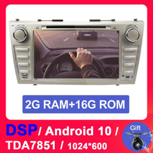 Laden Sie das Bild in den Galerie-Viewer, Eunavi Car Multimedia Player Android 10 2 din Auto GPS Radio for toyota camry 2006-2011 Navigation Stereo 8&#39;&#39; touch screen DSP