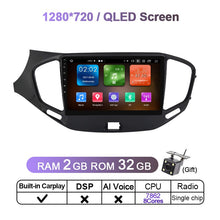 Load image into Gallery viewer, Eunavi 2 Din Android 11 Car Multimedia Video Player For LADA Vesta Cross Sport 2015 - 2018 Car Radio DVD GPS Navigation 1280*720