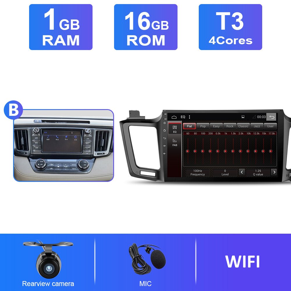 Eunavi Android 10 Autoradio Für Toyota RAVCH 2013 2014 2015 - 2018 Zar Radio Multimedia Video Player GPS Navi ChG SCHHG No 2 din DVD