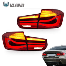 Cargar imagen en el visor de la galería, FAST Delivery VLAND Tail Lights Assembly For 12-18 BMW 3 Series F30 F80 2013-2018 LED Tail Lamp With Turn Signal Reverse Lights