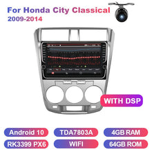 Cargar imagen en el visor de la galería, Eunavi 2 din car radio stereo multimedia for Honda City Classical 2009-2014 GPS 2din Android headunit Subwoofer USB no dvd