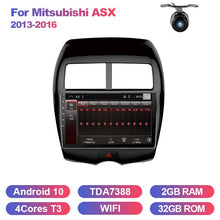 Cargar imagen en el visor de la galería, Eunavi car radio stereo multimedia pc player for Mitsubishi ASX 2013-2016 2 din Android headunit GPS TDA7851 Subwoofer USB