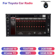 Cargar imagen en el visor de la galería, Eunavi Android 9.0 CAR GPS For Toyota Universal RAV4 COROLLA VIOS HILUX Terios Land Cruiser 100 PRADO 4G+64G RK3399 2 din