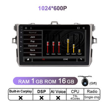 Cargar imagen en el visor de la galería, Eunavi 2 Din Android 11 Car Radio GPS For Toyota Corolla E140 E150 2007 - 2013 Multimedia Video Player 2Din DVD Head unit DSP 4G