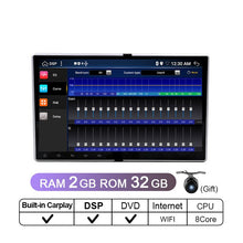 Load image into Gallery viewer, Eunavi Car Multimedia Player Android 10 Universal Auto Radio DVD Stereo Audio GPS Navigation 2 Din 10.1&#39;&#39; Touch Screen DSP