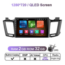 Załaduj zdjęcie do przeglądarki galerii, Eunavi 4G Android 11 Car Radio Tap Recorder Multimedia Video Player For Toyota RAV4 2012 - 2018 Head unit DVD GPS 2 Din 2DIN