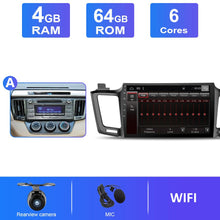 Load image into Gallery viewer, Eunavi 4G 64G Android 10 Car Radio For Toyota RAV4 2013 2014 2015 - 2018 Multimedia Player Video Audio Head unit Navigation GPS