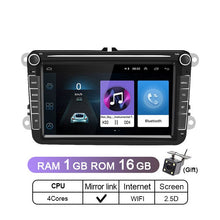 Załaduj zdjęcie do przeglądarki galerii, Eunavi 2 Din Android 10 Car Radio GPS For VW Passat B6 B7 CC Polo GOLF 5 6 Touran Jetta Tiguan Skoda Octavia Bora Magotan 4G USB