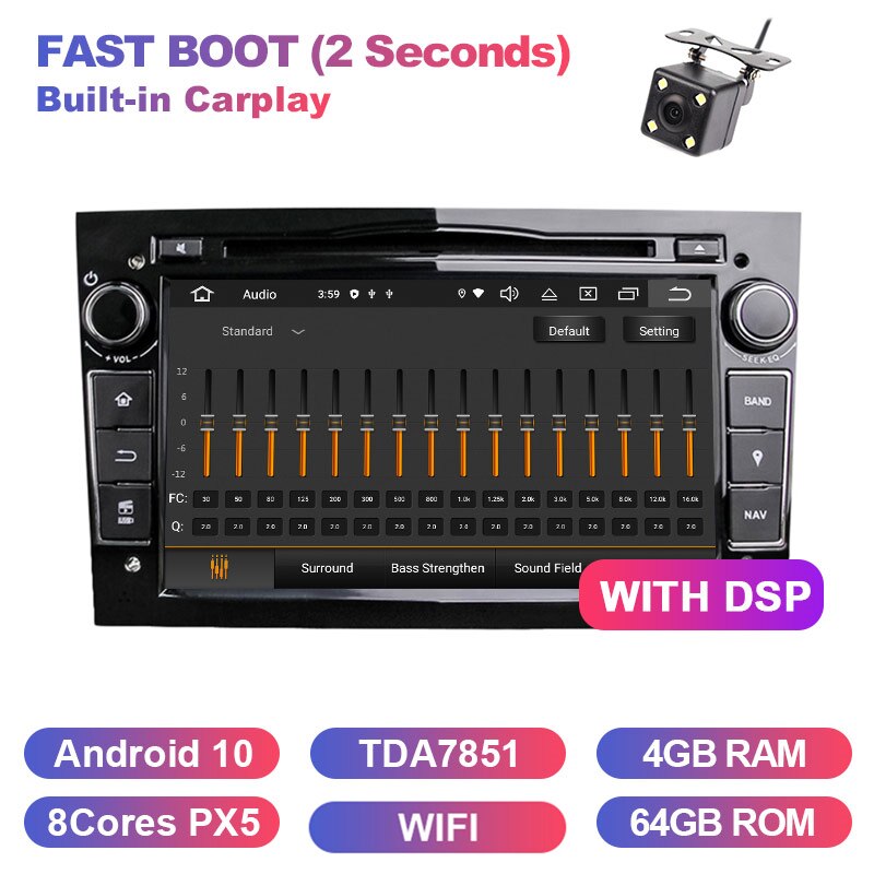 Eunavi DSP 2 Din Android Car Radio aAudio GPS DVD For opel Vauxhall Astra H G J Vectra Antara Zafira Corsa Vivaro Meriva Veda