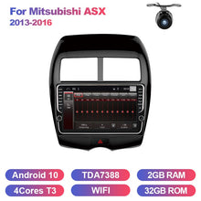 Cargar imagen en el visor de la galería, Eunavi car radio stereo multimedia pc player for Mitsubishi ASX 2013-2016 2 din headunit GPS TDA7851 Subwoofer USB