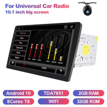 Charger l&#39;image dans la galerie, Eunavi 2 din 10.1 inch DSP TDA7851 Universal Android 10 Car Multimedia Radio player 2din GPS touch screen Bluetooth wifi NO DVD