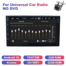 Cargar imagen en el visor de la galería, Eunavi 2 Din Universal Car Mutimedia Player Radio Audio Auto GPS Navigation Android 2din Headunit TDA7851 4G 64GB DSP WIFI