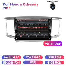 Cargar imagen en el visor de la galería, Eunavi 2din Android car radio stereo for Honda Odyssey 2015 NO DVD CD multimedia pc player gps navigation headunit TDA7851