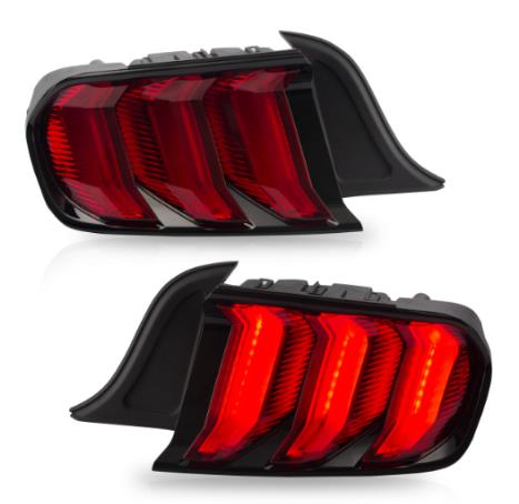 VLAND Tail lamp assembly for Ford Mustang 2015-2020 Tail light with Sequential Turn Signal Reverse Lights Plug and Play