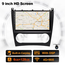 Load image into Gallery viewer, Eunavi 2 Din Car Multimedia Player For Mercedes Benz C Class W203 C200 C230 C240 C320 C350 CLK W209 2005-2009 GPS Auto Radio