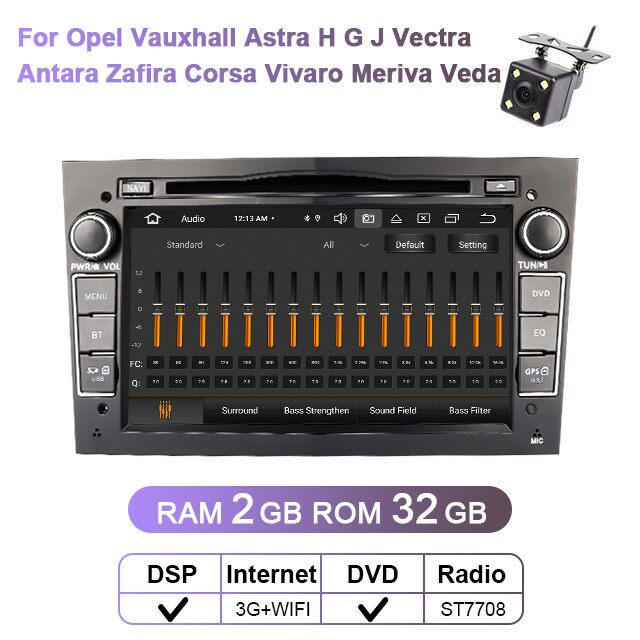 Eunavi 2 Din ChG DSP Android Tsar Radio DVD DVD Stereo Player Für Opel Astra HGY Vectra Antara Zafira Corsa Vivaro Meriva Veda