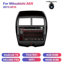 Cargar imagen en el visor de la galería, Eunavi car radio stereo multimedia pc player for Mitsubishi ASX 2013-2016 2 din headunit GPS TDA7851 Subwoofer USB