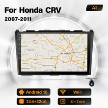 Charger l&#39;image dans la galerie, Eunavi 2 Din GPS Car Multimedia Player For Honda CRV 2007 2008 2009 2010 2011 Touch Sreen DSP RDS Autoradio Navigation Radio 4G