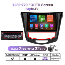 Load image into Gallery viewer, Eunavi 2 Din Android 11 For Nissan X-Trail xtrail X Trail T32 2014- 2018 Qashqai J11 Car Radio GPS DVD Multimedia Video Player