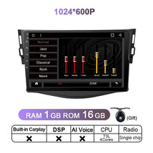 Załaduj zdjęcie do przeglądarki galerii, Eunavi 4G QLED 2 Din Android 11 Car Radio Head unit Multimedia Video Player For Toyota RAV4 Rav 4 2005 2006 2007 - 2013 DVD GPS