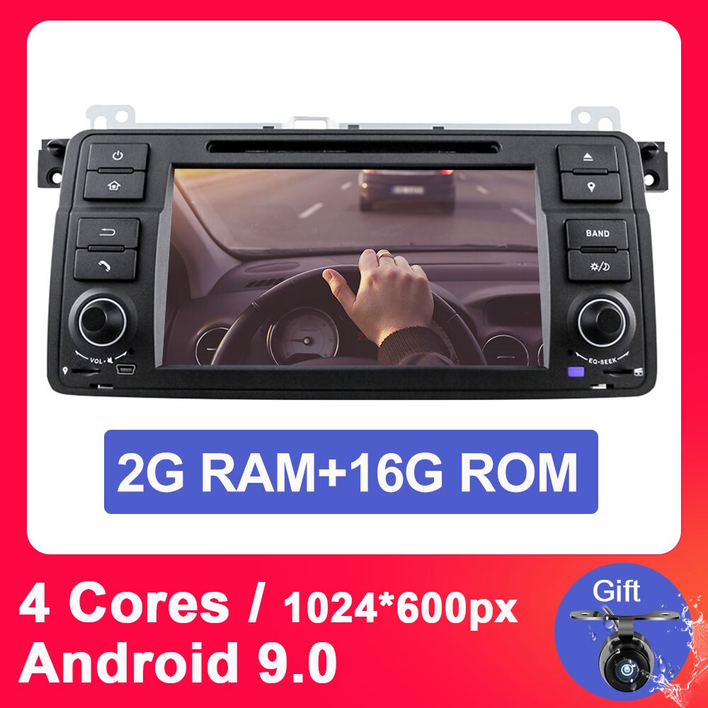 Eunavi Android 9.0 Car DVD for BMW E46 M3 Rover 3 Series 1 Din Multimedia radio player GPS Autoradio Stereo system TDA7851 RDS