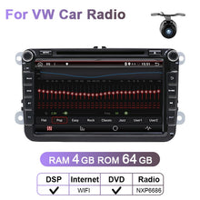 Załaduj zdjęcie do przeglądarki galerii, Eunavi 2 Din Android samochodowe multimedia DVD dla VW Passat CC Polo GOLF 5 6 Touran EOS T5 Sharan Jetta Tiguan RNS510 Autoradio GPS 4G