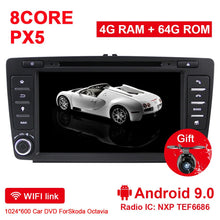 Załaduj zdjęcie do przeglądarki galerii, Eunavi 2 din Android 9.0 samochodowy odtwarzacz multimedialny dla Skoda Octavia 2014 2015 A7 2din radio samochodowe stereo dvd nawigacja GPS tda7851