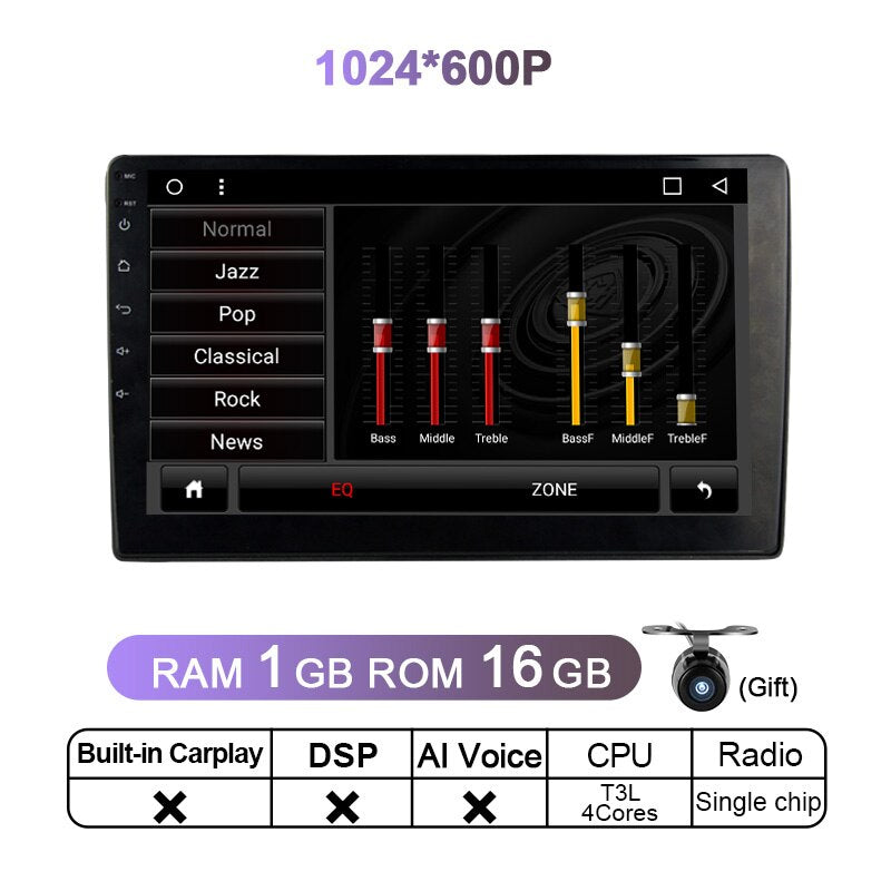 Eunavi 2 Din Android 11 Car Radio Multimedia Player For VW/Volkswagen/Golf/Polo/Tiguan/Passat/b7/b6/SEAT/Leon/Skoda/ Octavia GPS