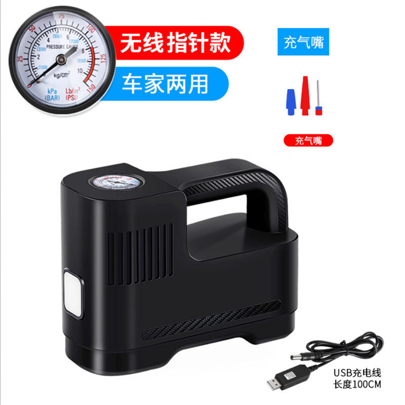 Car air pump, portable air pump, high power digital display tire air pump, smart wireless electric air pump