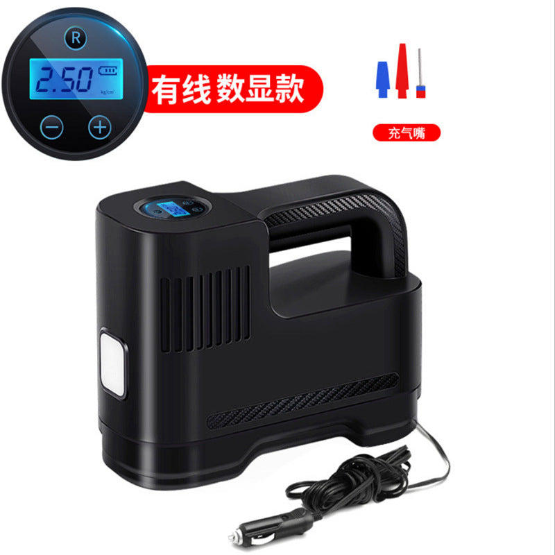 Car air pump, portable air pump, high power digital display tire air pump, smart wireless electric air pump