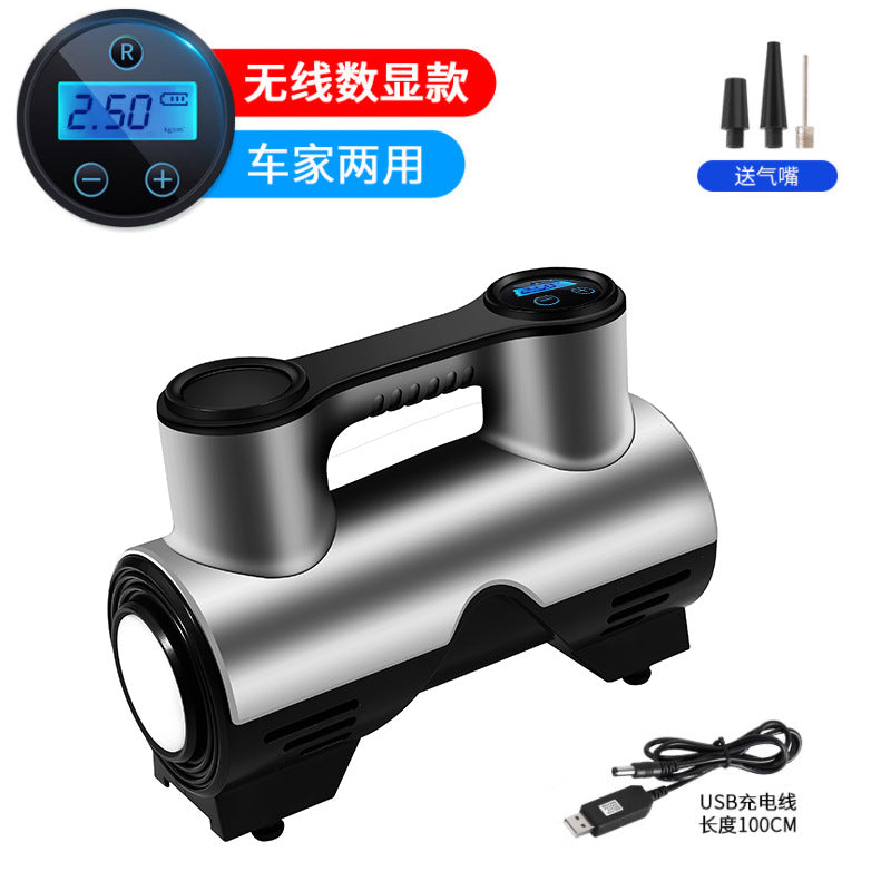 Car air pump charging wireless air pump tire air pump high-power air compressor portable digital display intelligence