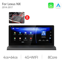 Charger l&#39;image dans la galerie, Eunavi 12.3 Car Video Player CARPLAY For lexus NX NX300h NX300 NX200T 2014-2017 GPS Navigation 1920*720 Stereo Android 11