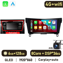 Load image into Gallery viewer, Eunavi 2 Din Android Auto Radio For Nissan Qashqai J11 X-Trail 3 T32 2013-2017 Carplay Car Multimedia Player GPS 2din Autoradio