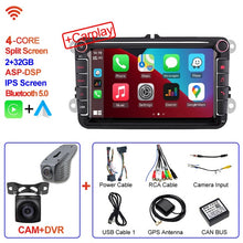 Load image into Gallery viewer, Eunavi Android 11 Car Video Player CARPLAY For VW Volkswagen Passat B7 B6 Golf Touran Polo Tiguan Jetta GPS Navigation Stereo