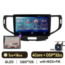 Załaduj zdjęcie do przeglądarki galerii, Eunavi 12.1&#39;&#39; QLED 4G 2 DIN Android Auto Radio GPS For Honda Accord 8 2008 2009 2010 2011 2012 Car Multimedia 8G 128G Carplay