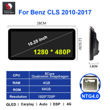 Cargar imagen en el visor de la galería, Eunavi Android Car Navigation Player for Benz CLS Class W218 CLS400 CLS500 CLS260 CLS320 CLS350 2010-2017 car radio 4G wifi