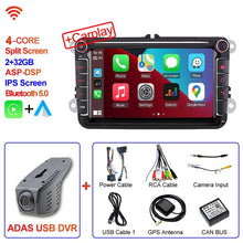 Load image into Gallery viewer, Eunavi Android 11 Car Video Player CARPLAY For VW Volkswagen Passat B7 B6 Golf Touran Polo Tiguan Jetta GPS Navigation Stereo