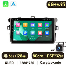 Charger l&#39;image dans la galerie, Eunavi 8G 128G Android 10 Car Radio Multimedia Player For Toyota Corolla 2006-2013 in Dash Head unit GPS no DVD 2 Din