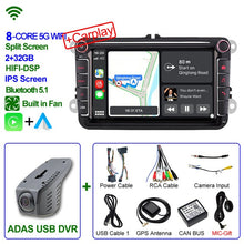 Laden Sie das Bild in den Galerie-Viewer, Eunavi Android 11 Car Video Player CARPLAY For VW Volkswagen Passat B7 B6 Golf Touran Polo Tiguan Jetta GPS Navigation Stereo