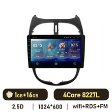 Charger l&#39;image dans la galerie, Eunavi 4G Carplay 2 Din Android Auto Radio For Peugeot 206 206CC 206SW 2000-2008 Car Multimedia Video Player GPS Stereo 2din