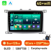 Laden Sie das Bild in den Galerie-Viewer, Eunavi 7862 4G 2DIN Android Radio GPS For Toyota Land Cruiser 100 For Lexus LX470 2002-2007 Car Multimedia Video Player Carplay