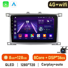 Charger l&#39;image dans la galerie, Eunavi 4G 2DIN Android Auto Radio GPS For Toyota Land Cruiser 100 For Lexus LX470 2002-2007 Car Multimedia Video Player Carplay