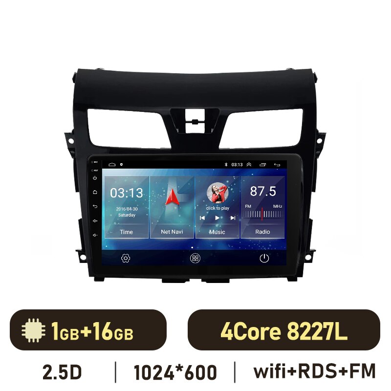 Eunavi 4G 2DIN Android Auto Radio GPS For Nissan Teana J33 Altima 2 2013 - 2018 Car Multimedia Video Player Carplay 2 Din DVD