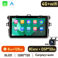 Laden Sie das Bild in den Galerie-Viewer, Eunavi 8G 128G Android 10 Car Radio Multimedia Player For Toyota Corolla 2006-2013 in Dash Head unit GPS no DVD 2 Din