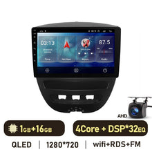 Załaduj zdjęcie do przeglądarki galerii, Eunavi 4G 2 Din Android Auto Radio For Peugeot 107 Toyota Aygo Citroen C1 2005 - 2014 Car Multimedia Video Player GPS Stereo