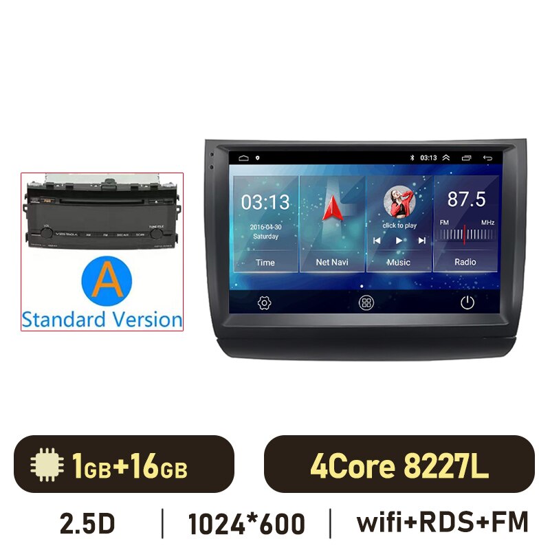 Eunavi 7862 4G 2DIN Android Auto Radio GPS For Toyota Prius 20 2002-2009 Car Multimedia Video Player Carplay 2 Din