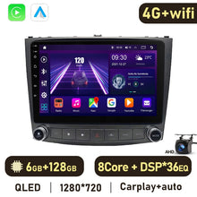 Cargar imagen en el visor de la galería, Eunavi 4G 2DIN Android Auto Radio GPS For Lexus IS250 300 2006-2012 Car Multimedia Video Player Carplay 2 Din